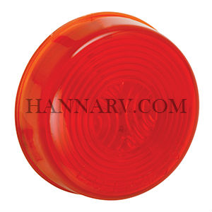 Wesbar 203381 Round Red 2 Inch Sidemarker Clearance Light