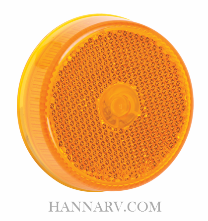 Wesbar 203385 Round Amber 2-1/2 Inch Sidemarker Clearance Light