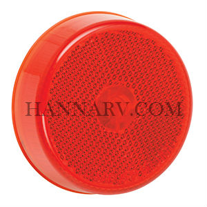 Wesbar 203386 Round Red 2-1/2 Inch Sidemarker Clearance Light