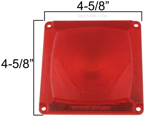 Wesbar 403335 Submersible Tail Light Replacement Lens