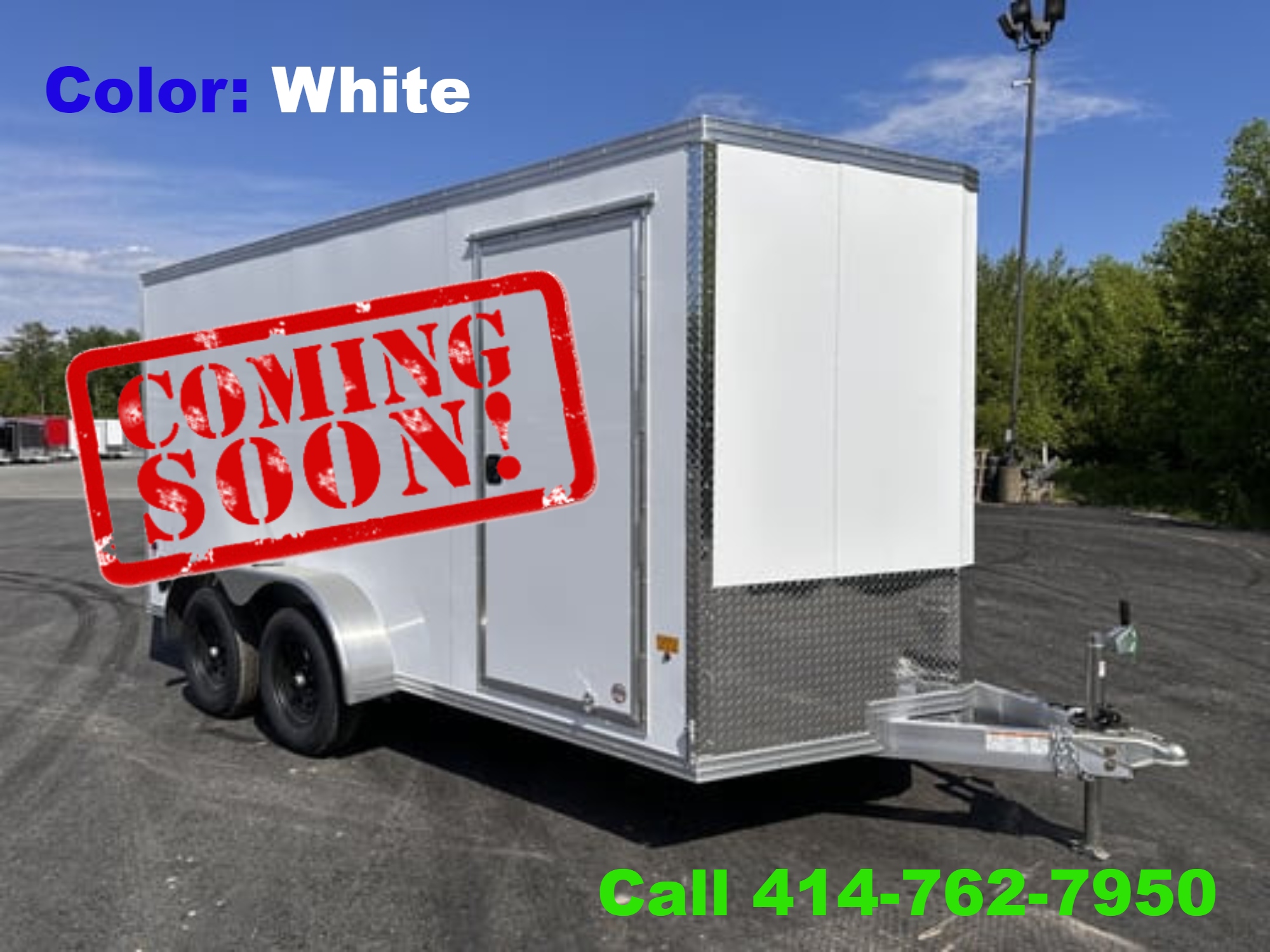 CargoPro Stealth 6x12 All Aluminum Cargo Trailer with Ramp Door & 9