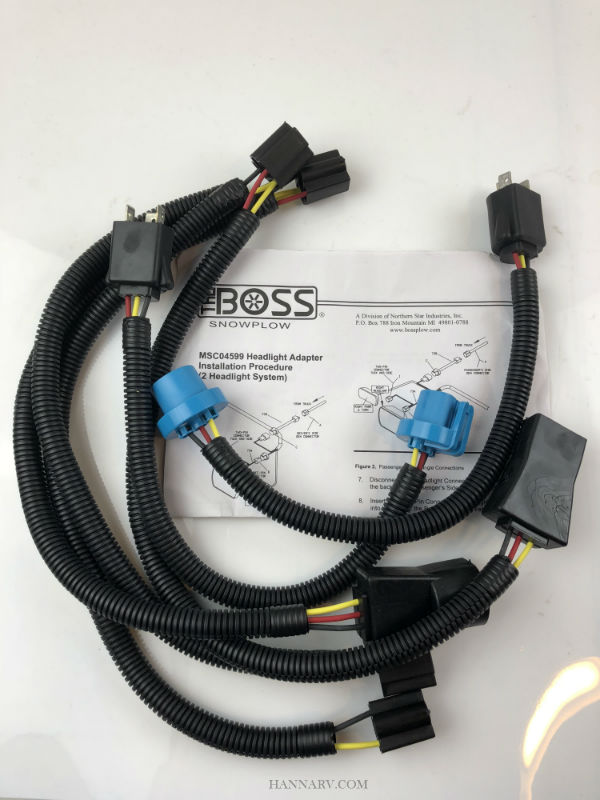 Boss MSC04599 13-Pin Headlight Adapter Kit