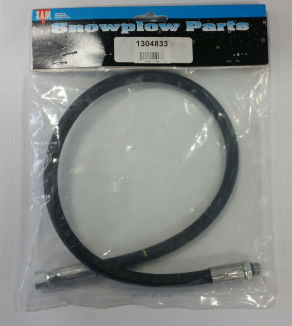 Buyers 1304833 Curtis Snowplow Hydraulic Left Angle Hose 28 Inch - Replaces Curtis OEM 1TBP98D