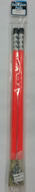 Buyers 1308205 Fluorescent Orange Snowplow Blade Guide Kit 24 Inch - Replaces Western OEM 62595