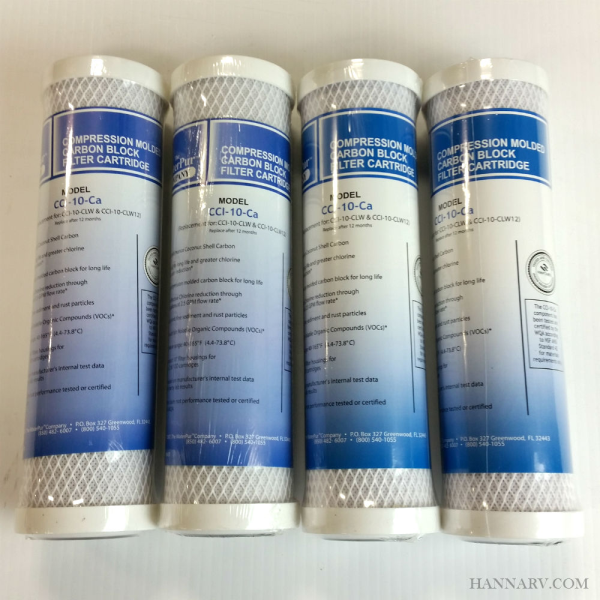 The Water Pur Company CCI-10-Ca 10-inch Water Filter - Set of 4