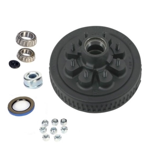 Dexter 42866UC3-EZ E-Z-Lube Hub and Drum Assembly for 5,200 lb to 7,000 lb Axles - 8 on 6-1/2