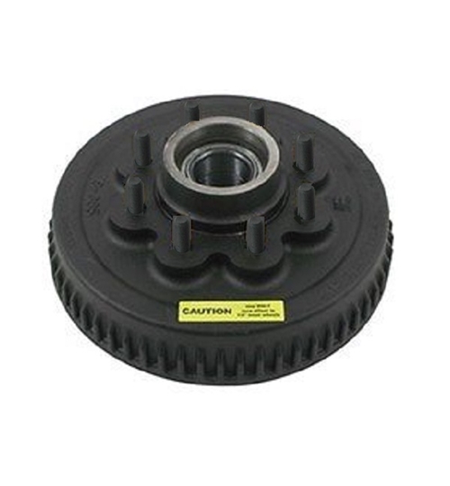 Dexter 8-385-82 Nev-R-Lube Hub and Drum Only for 7,000 lb Axles - 8 on 6-1/2 - 12 x 2 Inch Drum