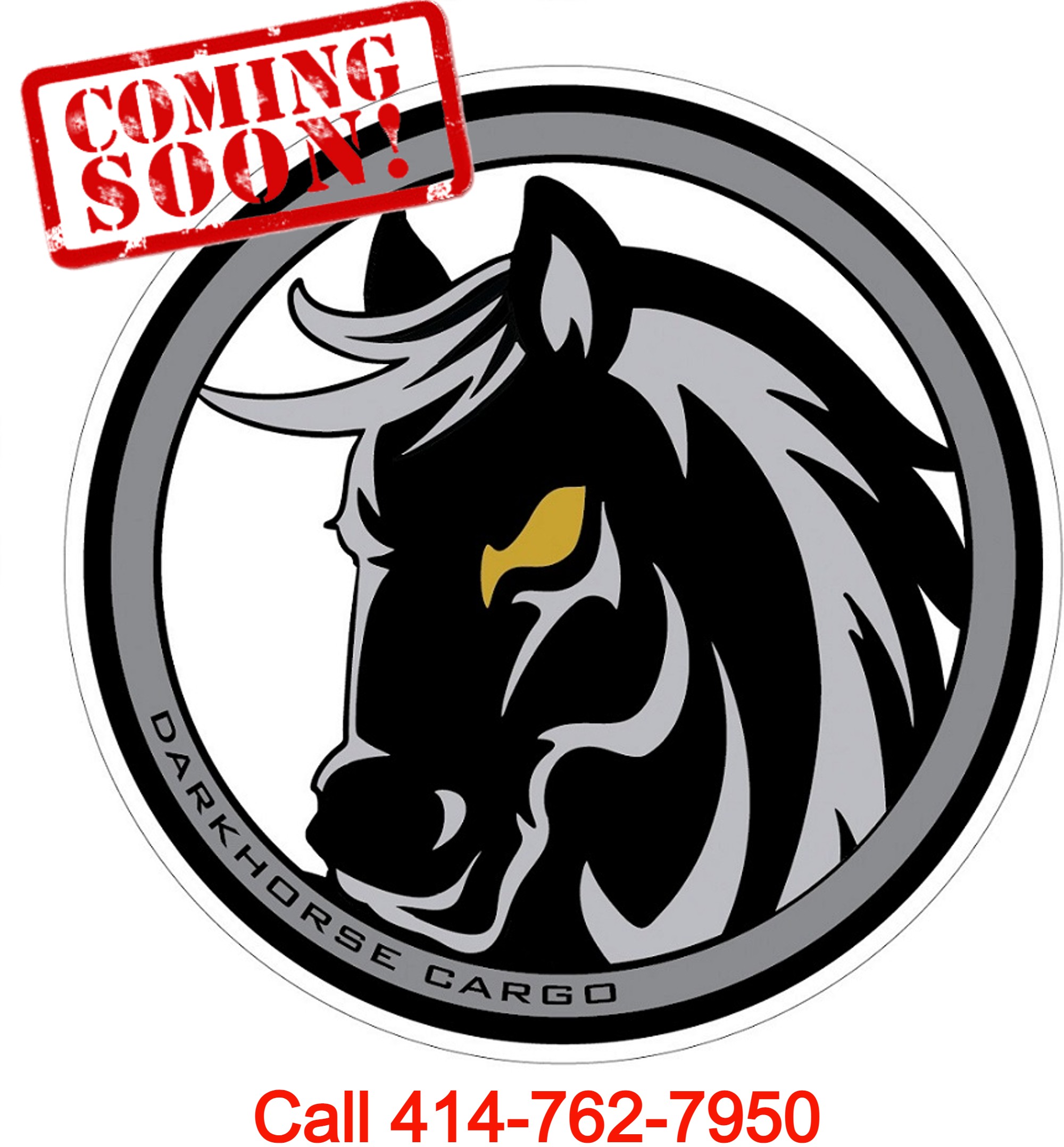 DarkHorse 6X12 Wedge Nose Single Axle Steel Cargo Trailer with Ramp Door, 6" extra Height- 1500 Series - Black