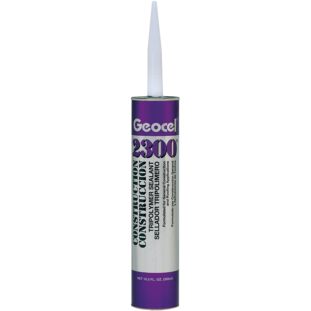 Geocel 2300 Clear Paintable Tri-Polymer Sealant | 10.3 Ounce Tube