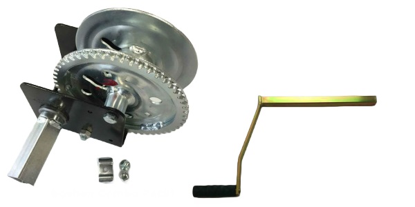 Camper Lift System Winch And Goshen Crank Handle Combo