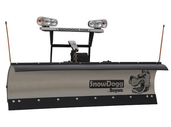SnowDogg MD75II Stainless Steel Snow Plow - SnowDogg MD Series Plow For Smaller Trucks and SUVs