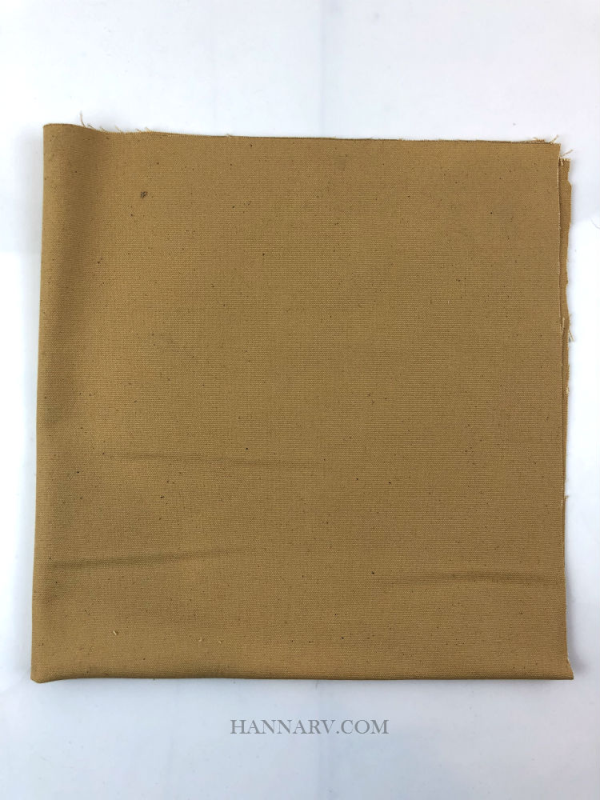Pop Up Camper Cotton Canvas Fabric - 18-inch x 18-inch - Light Brown