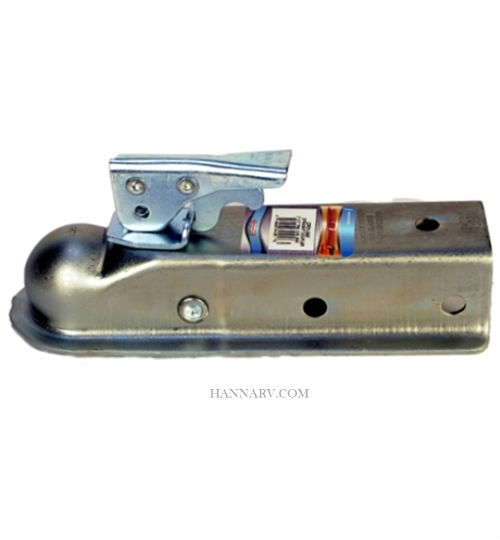 Redline CP01-040 Straight Tongue Coupler - 2 Inch Ball - 2 Inch Square Tongue - Zinc Plated - 3500 Lbs