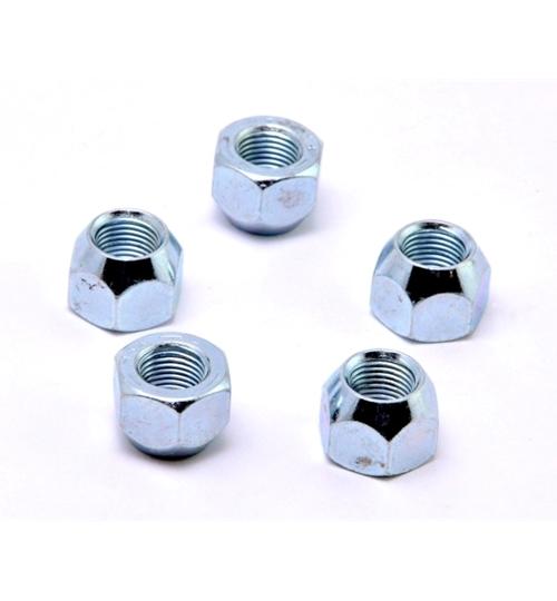 Redline RG01-060 Cone Wheel Nut - 1/2 Inch x 3/16 Inch - Right Hand Thread - 60 Degree Coned - 5 Pack