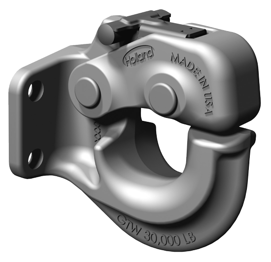 SAF Holland PH30RP41 Rigid Type Pintle Hook with Fast Latch - 30,000 Lbs