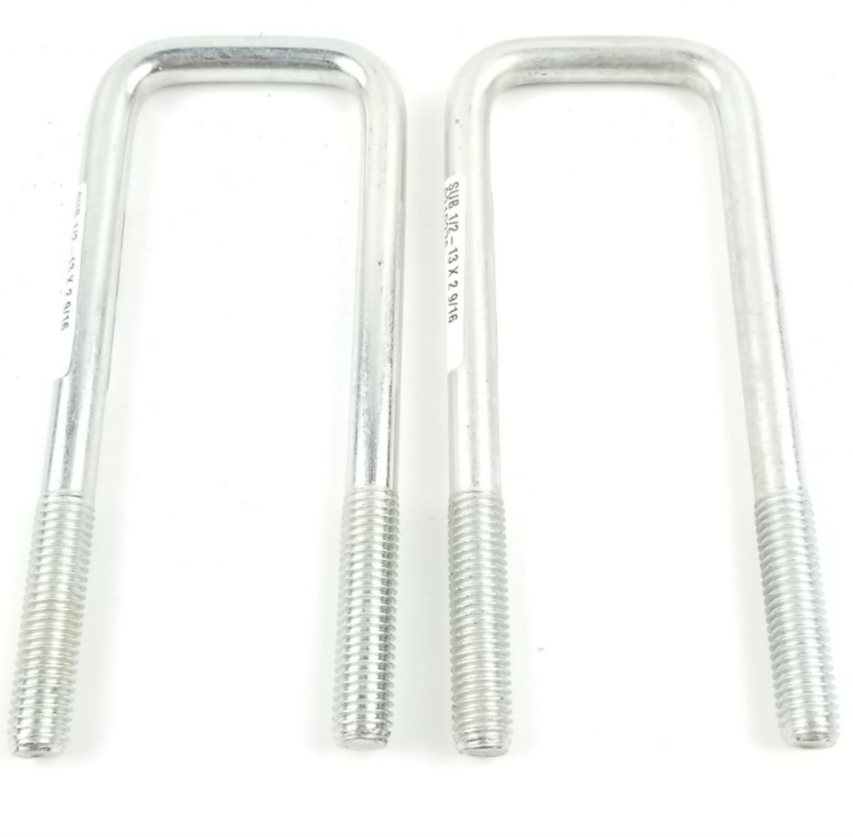 Shorelander 0310276 Square Submersible U-Bolt - 1/2 Inches x 2-1/8 Inches x 6-1/2 Inches - 2 Pack