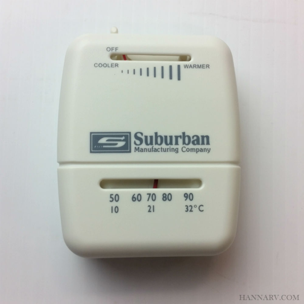 Suburban 161154 Wall Thermostat - Heat Only (White)