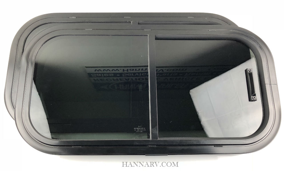 12 x 24 90 Degree Radius Horizontal Trailer Window with Screen RV, Trailer & Camper Parts Auto