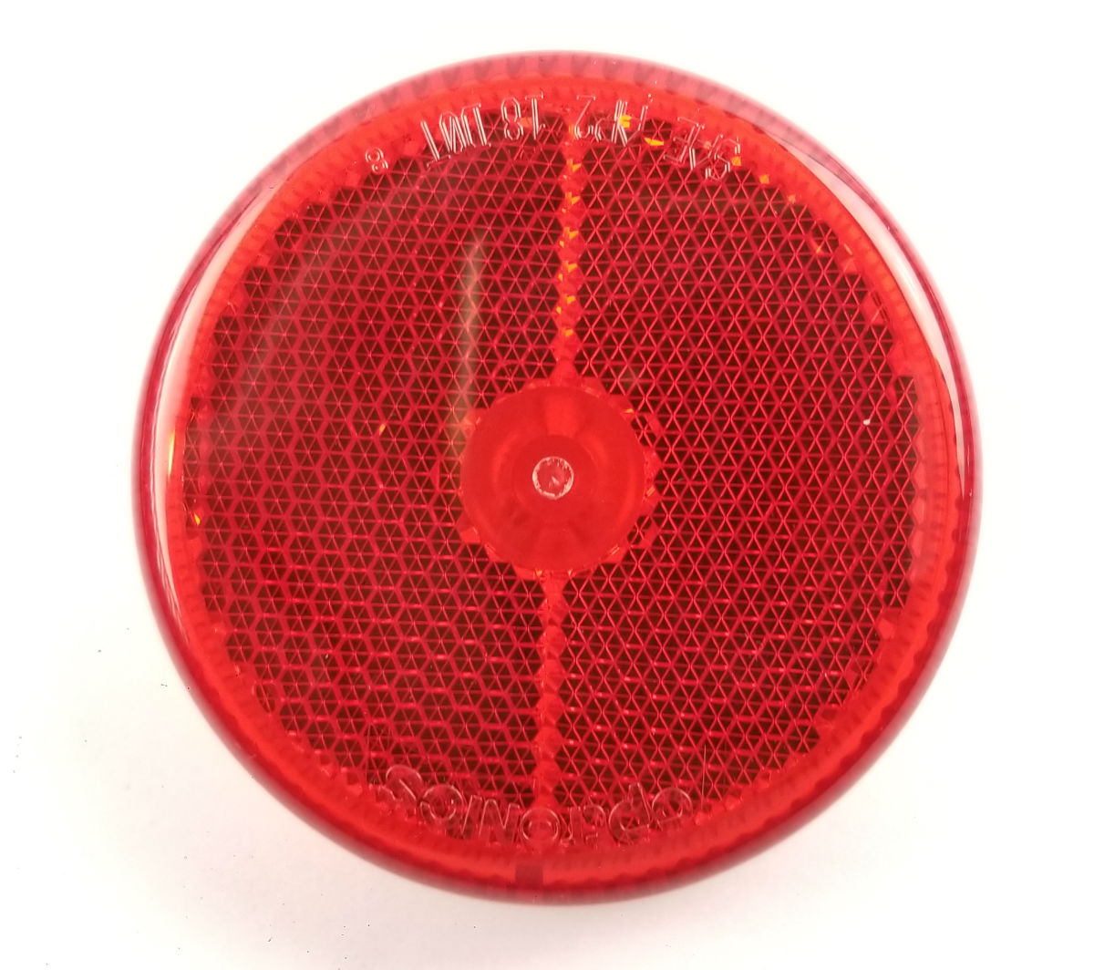 Triton 08476 Red 2.5 Inch Round LED Clearance Sidemarker Light - Single