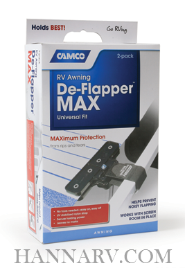 Camco 42251 RV Awning De-Flapper MAX Extra Wide - 2 Pack