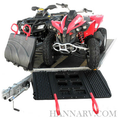 Caliber 13404 V-Front Snowmobile Trailer HDPE Plastic Ramp Shield - 30 Inches Tall