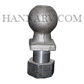Hitch Ball 80211 2-5/16 Inch Forged - 1-3/8 Inch x 2-1/2 Inch Shank - 13,000 Pound Capacity