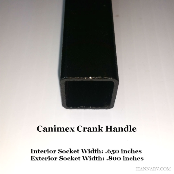 Canimex Winch with Crank Handle for Coachmen & Viking Campers (2013 - 2017)