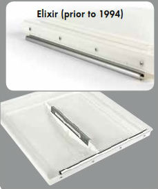 Ventmate 61634 RV Roof Vent Lid For Old Elixir RV Vents 14 Inch x 14 Inch White Vent Cover