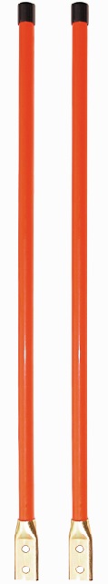 Buyers 1308107 Heavy Duty Fluorescent Orange Snowplow Blade Guide Kit 3/4 Inches x 28 Inches