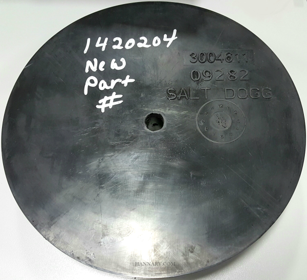 Buyers 1420204 Universal Spinner Disc 11.5 Inch Diameter Polyurethane 3/4 Inch Shaft