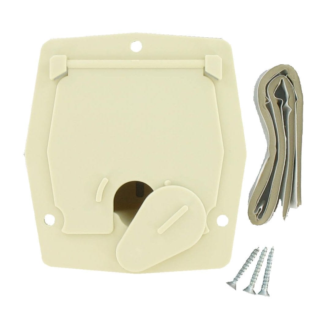 Valterra A10-2144VP Small Square Cable Hatch - Colonial White