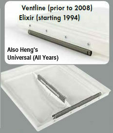 Heng's Universal RV Vent And Cover Hinge Close-Up Image