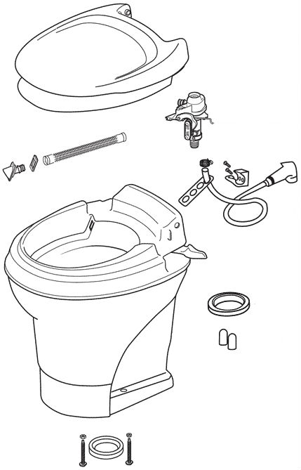 Rv Toilet Seal 34120,34117,34106 Replacement For Rv Toilet Parts-toilets  Waste Ball Seal Replacement